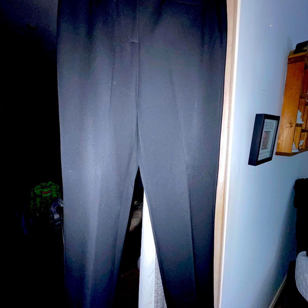 Woman’s size M black Dress pants. Talbots Petites.